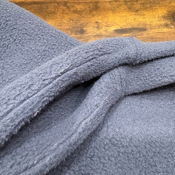 LL Bean Mens Size L Katahdin Sherpa Fleece Pullover Gunmetal Gray 1/4 Zip Pocket - Picture 3 of 13